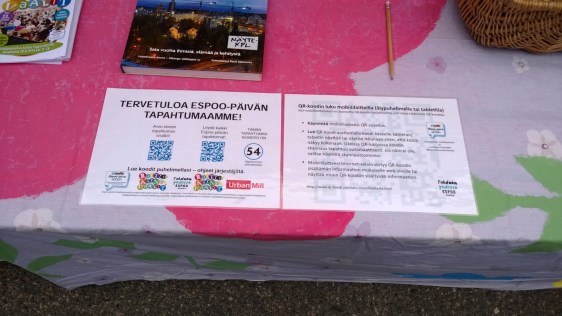 Espoo päivän Sienätaulu Sellossa