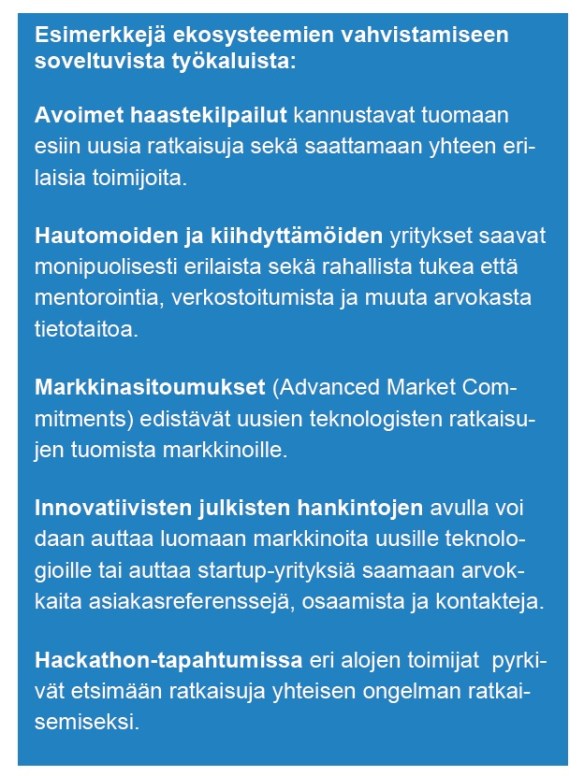 Ekosysteemityökaluja VNK2016